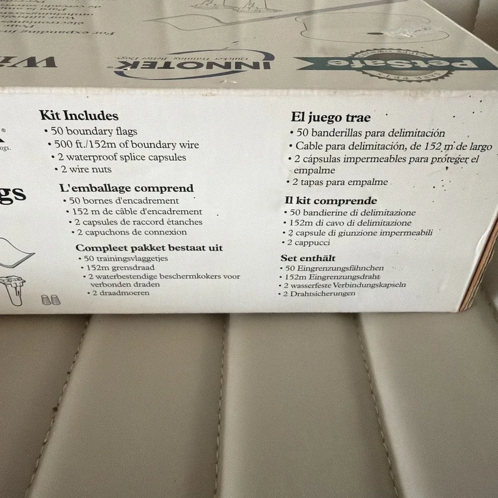 NIB**PETSAFE Wire & Flag Kit - 500 FT Boundary Wire 50 Flags 2 Splice Capsules